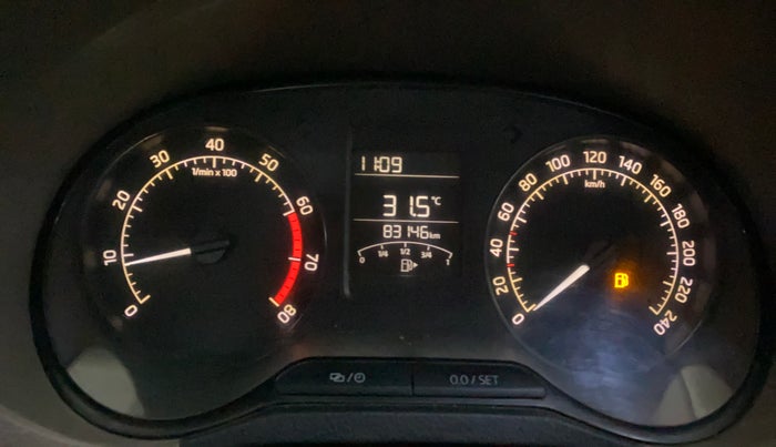 2016 Skoda Rapid 1.6 MPI ACTIVE, Petrol, Manual, 83,139 km, Odometer Image