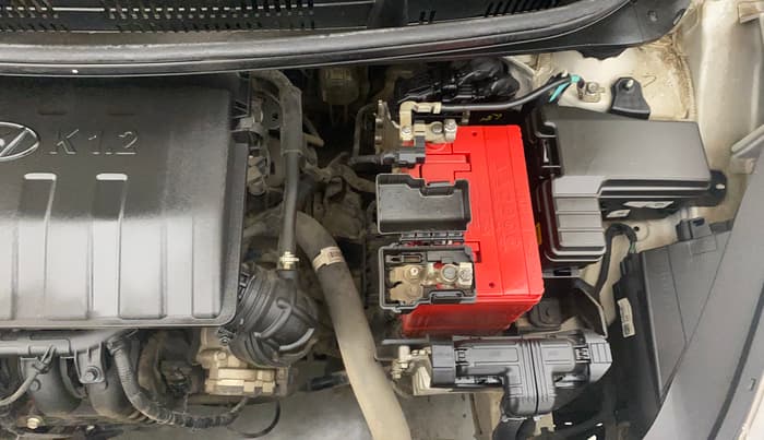 2021 Hyundai GRAND I10 NIOS SPORTZ AMT 1.2 KAPPA VTVT, Petrol, Automatic, 25,748 km, Engine View - Left