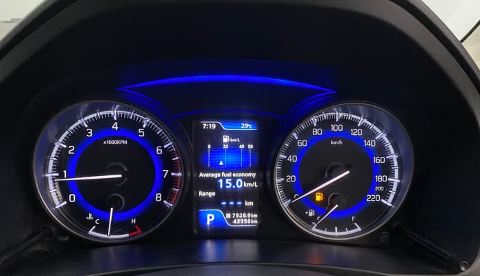 2019 Maruti Baleno ZETA CVT PETROL 1.2, Petrol, Automatic, 43,343 km, Odometer Image