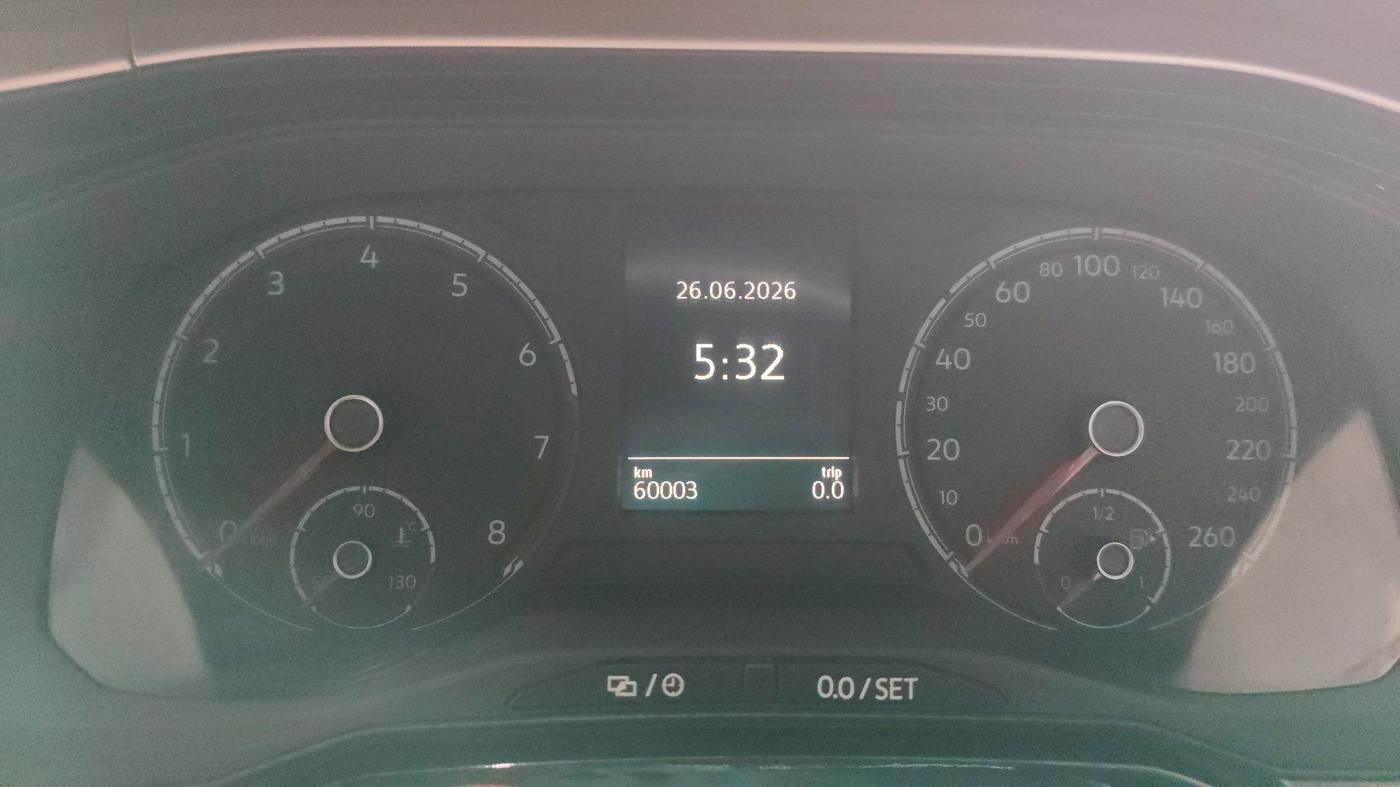 2022 Volkswagen VIRTUS HIGHLINE TSI 1.0 MT, Petrol, Manual, 60,002 km, Odometer Image