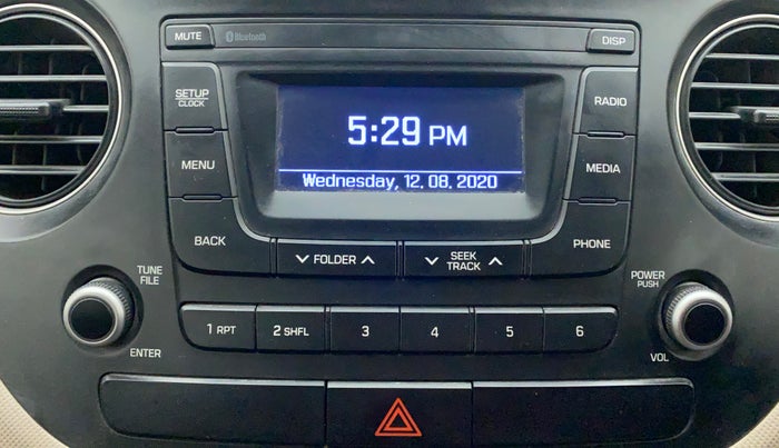 2018 Hyundai Xcent S 1.2, CNG, Manual, 94,803 km, Infotainment System