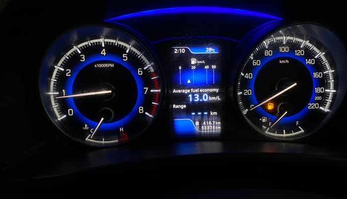 2019 Maruti Baleno ALPHA PETROL 1.2, Petrol, Manual, 53,366 km, Odometer Image