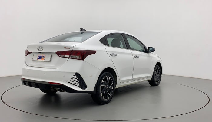2020 Hyundai Verna SX (O) 1.0 TURBO DCT, Petrol, Automatic, 57,611 km, Right Back Diagonal