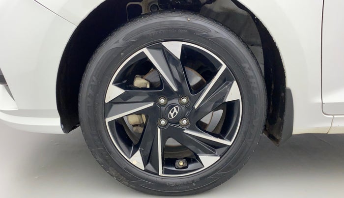 2020 Hyundai Verna SX (O) 1.0 TURBO DCT, Petrol, Automatic, 57,611 km, Left Front Wheel