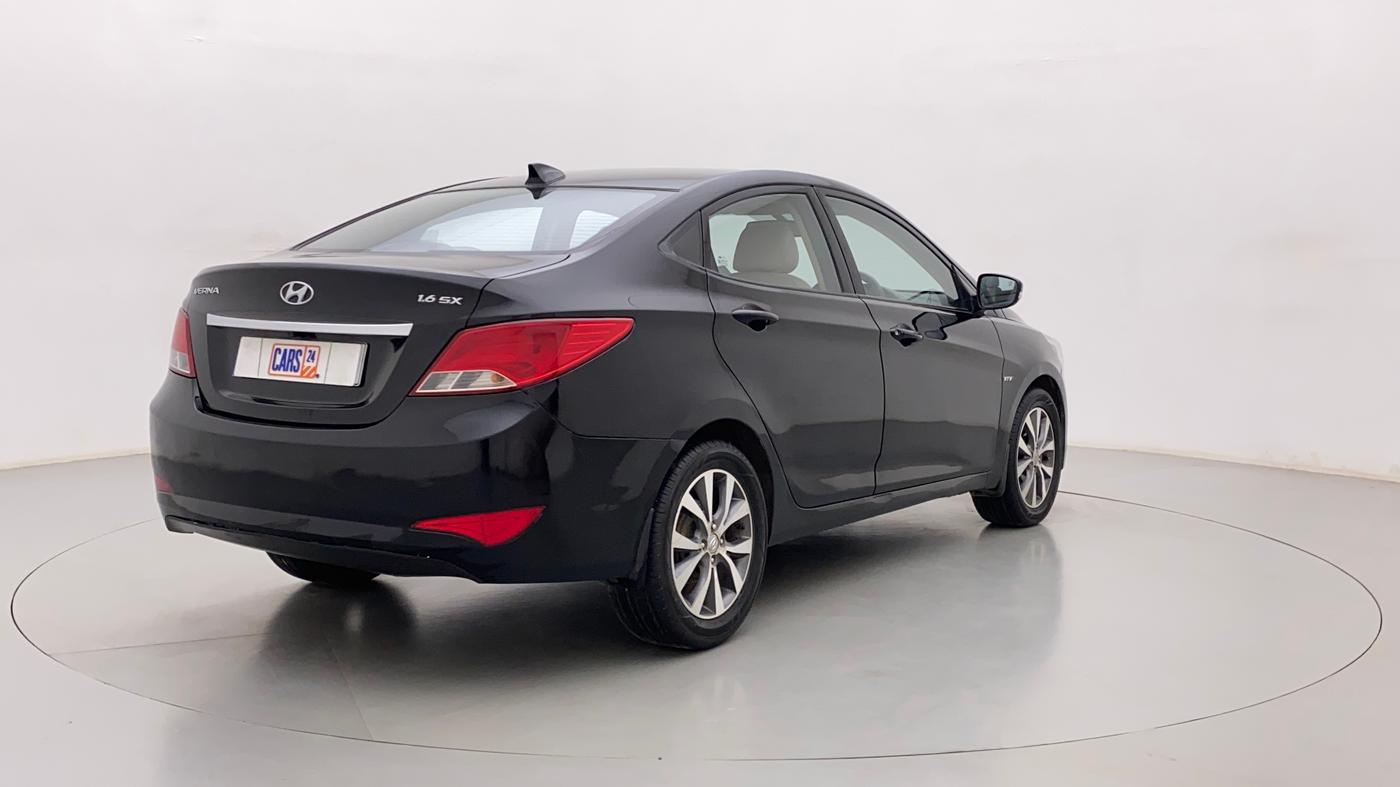 2017 Hyundai Verna 1.6 VTVT SX, Petrol, Manual, 58,934 km, Right Back Diagonal
