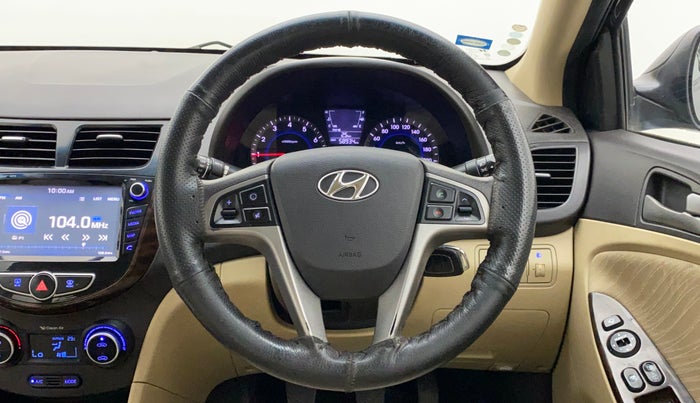 2017 Hyundai Verna 1.6 VTVT SX, Petrol, Manual, 58,934 km, Steering Wheel Close Up