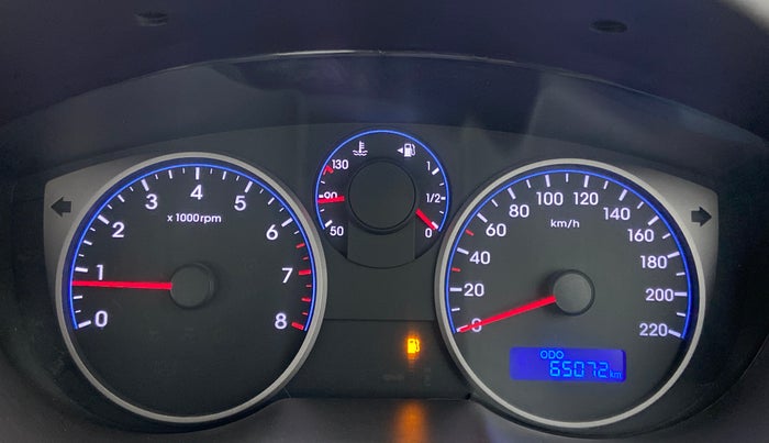 2013 Hyundai i20 MAGNA (O) 1.2, Petrol, Manual, 65,072 km, Odometer Image