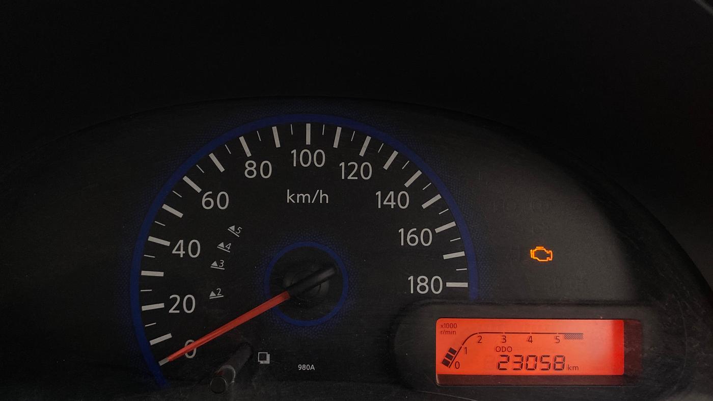 2014 Datsun Go T, Petrol, Manual, 23,093 km, Odometer Image