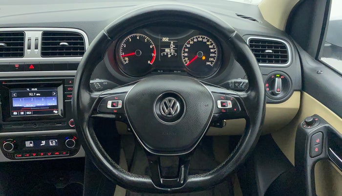 2016 Volkswagen Polo HIGHLINE1.2L PETROL, CNG, Manual, 85,667 km, Steering Wheel Close Up