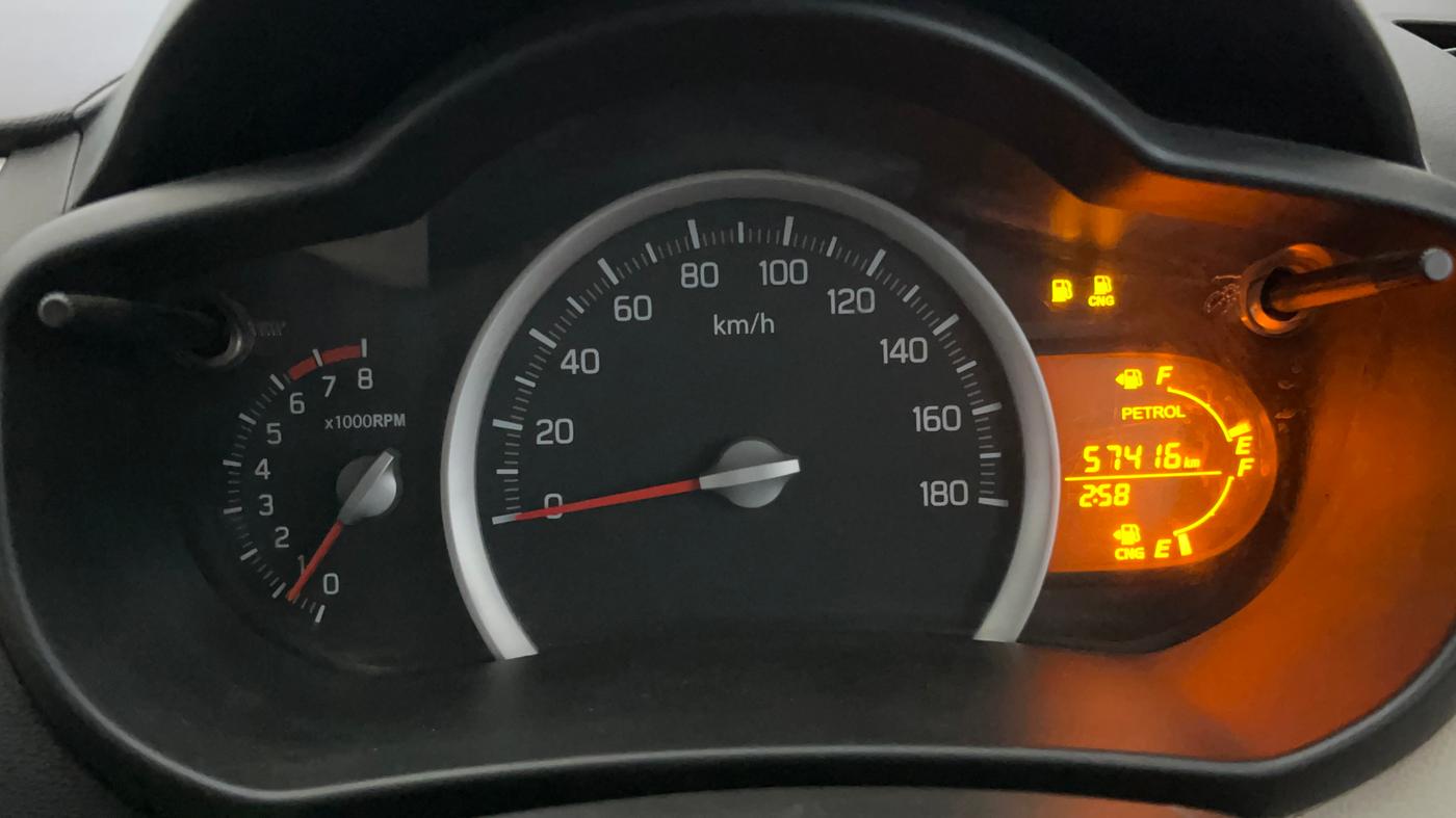 2020 Maruti Celerio VXI (O) CNG, CNG, Manual, 57,522 km, Odometer Image