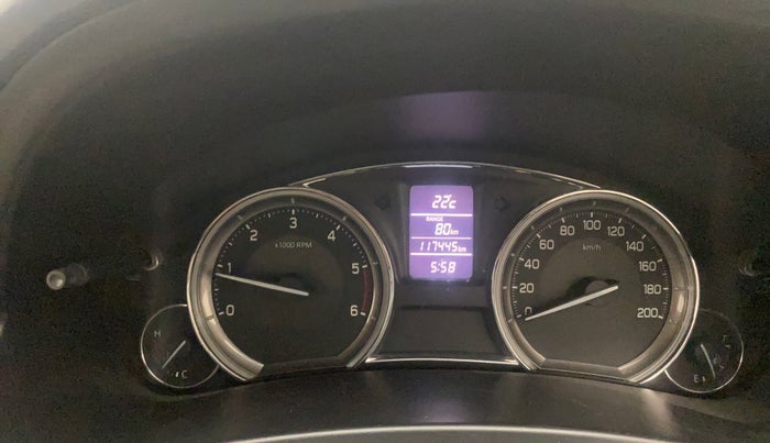 2015 Maruti Ciaz ZDI, Diesel, Manual, 1,17,422 km, Odometer Image