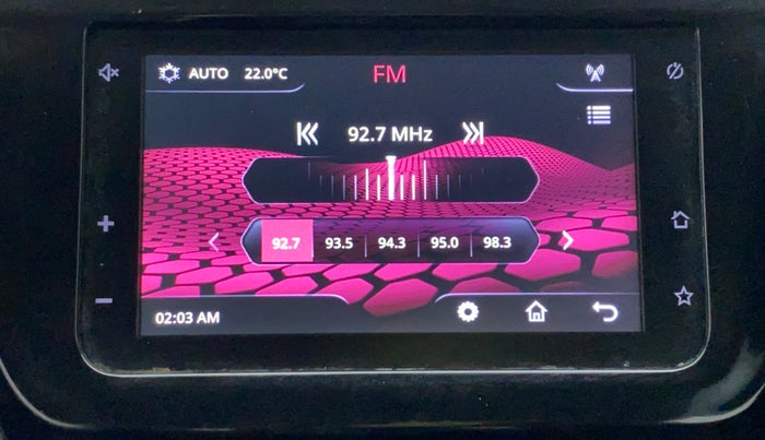 2019 Tata Tiago XZ+ 1.2 Revotron, Petrol, Manual, 27,746 km, Infotainment System