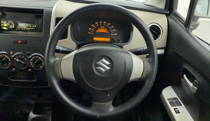 2014 Maruti Wagon R 1.0 LXI CNG, CNG, Manual, 1,18,174 km, Steering Wheel Close Up