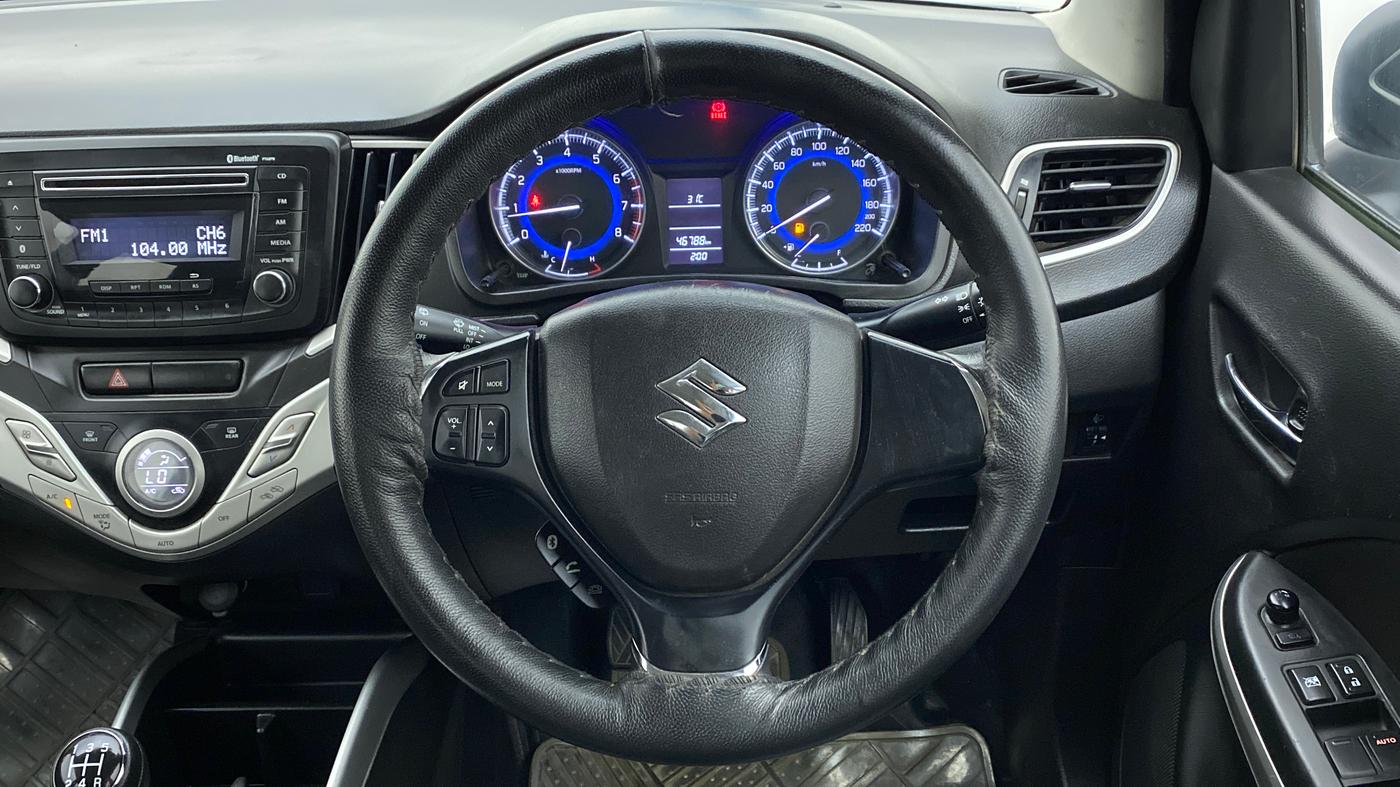 2017 Maruti Baleno DELTA 1.2 K12, Petrol, Manual, 47,178 km, Steering Wheel Close Up