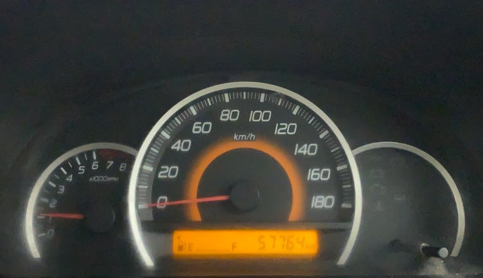 2013 Maruti Wagon R 1.0 VXI, Petrol, Manual, 57,764 km, Odometer Image