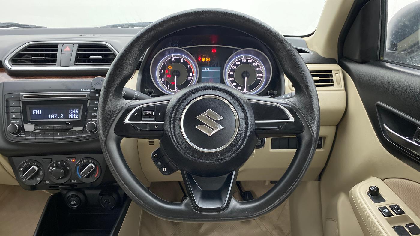 2019 Maruti Dzire VXI, Petrol, Manual, 12,706 km, Steering Wheel Close Up