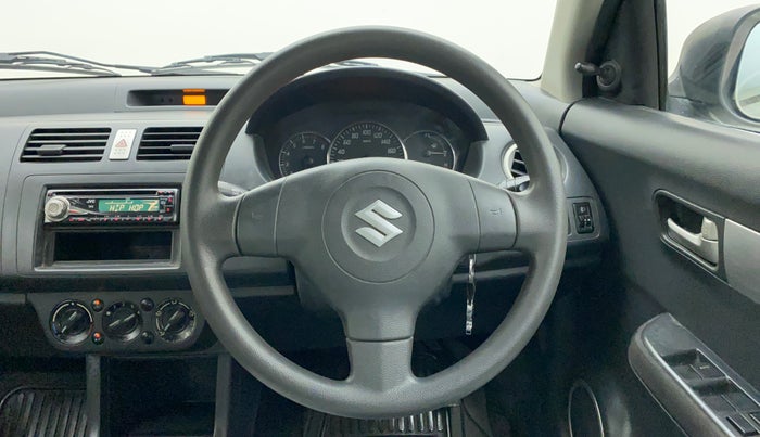 2011 Maruti Swift VXI, Petrol, Manual, 66,846 km, Steering Wheel Close Up