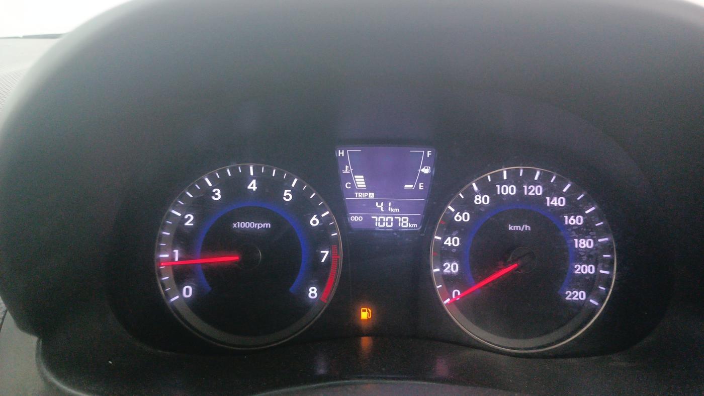 2014 Hyundai Verna FLUIDIC 1.6 VTVT SX, Petrol, Manual, 70,077 km, Odometer Image