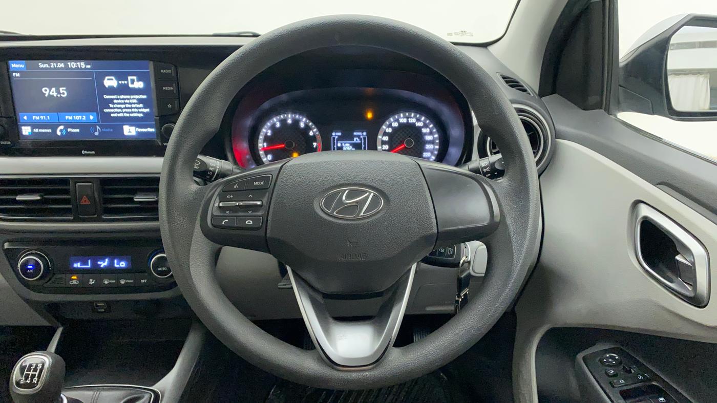 2021 Hyundai GRAND I10 NIOS SPORTZ 1.2 KAPPA VTVT CNG, CNG, Manual, 47,420 km, Steering Wheel Close Up