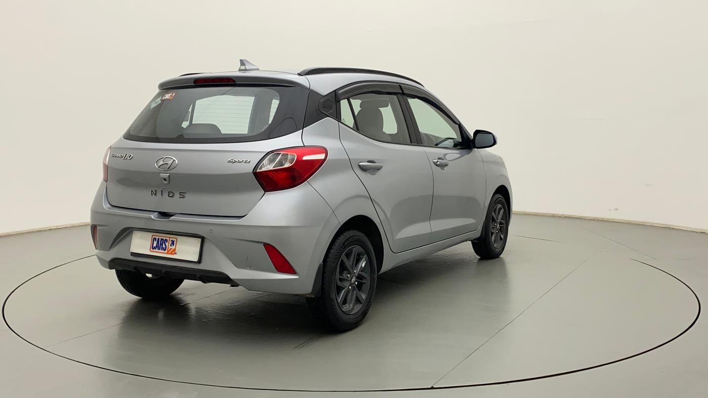 2021 Hyundai GRAND I10 NIOS SPORTZ 1.2 KAPPA VTVT CNG, CNG, Manual, 47,420 km, Right Back Diagonal