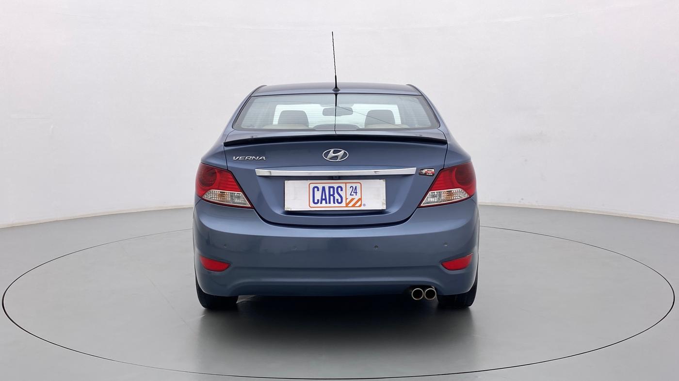 2014 Hyundai Verna FLUIDIC 1.4 VTVT CX, CNG, Manual, 1,05,810 km, Back/Rear