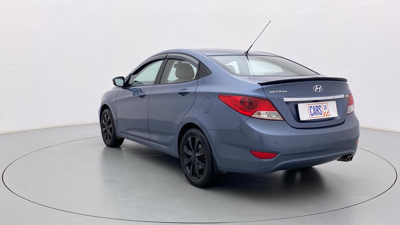 2014 Hyundai Verna FLUIDIC 1.4 VTVT CX, CNG, Manual, 1,05,810 km, Left Back Diagonal