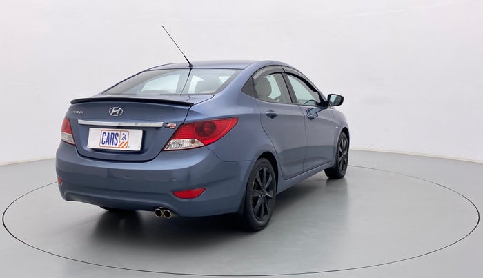 2014 Hyundai Verna FLUIDIC 1.4 VTVT CX, CNG, Manual, 1,05,810 km, Right Back Diagonal