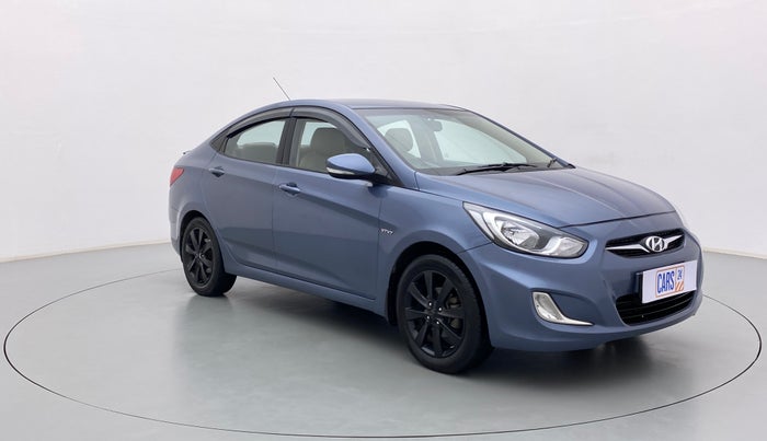 2014 Hyundai Verna FLUIDIC 1.4 VTVT CX, CNG, Manual, 1,05,810 km, Right Front Diagonal