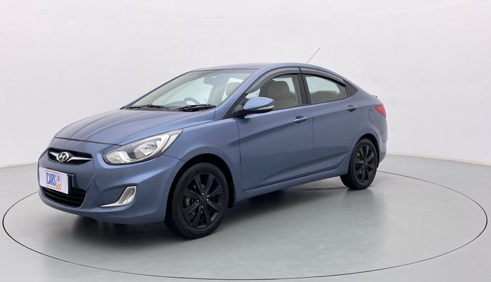 2014 Hyundai Verna FLUIDIC 1.4 VTVT CX, CNG, Manual, 1,05,810 km, Left Front Diagonal