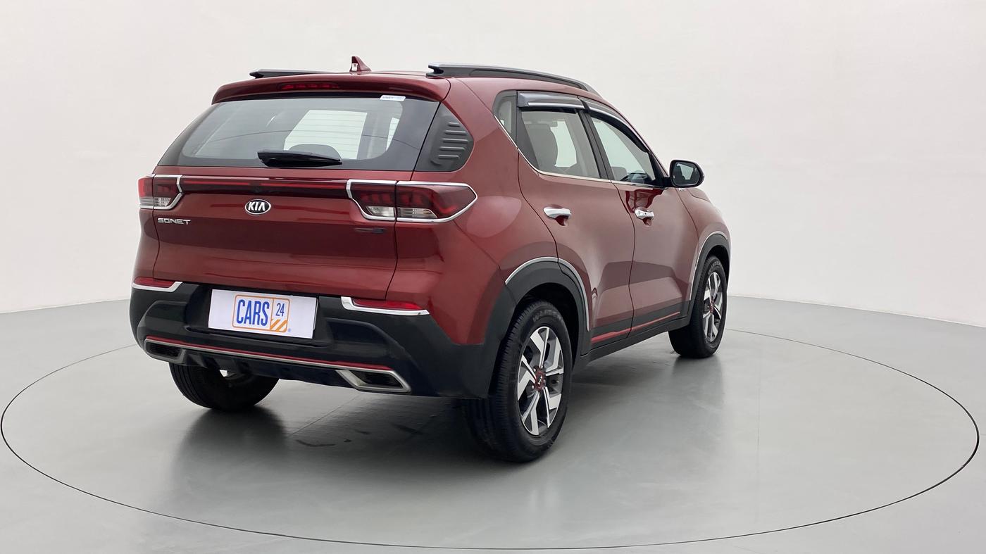 2020 KIA SONET GTX PLUS 1.5D  AT, Diesel, Automatic, 13,999 km, Right Back Diagonal