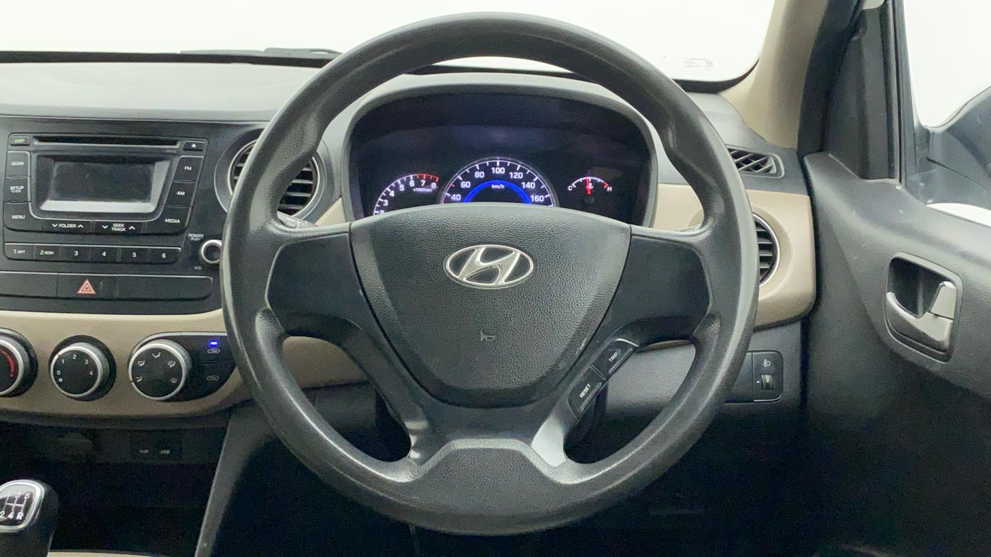 2014 Hyundai Grand i10 SPORTZ 1.2 KAPPA VTVT, Petrol, Manual, 73,019 km, Steering Wheel Close Up
