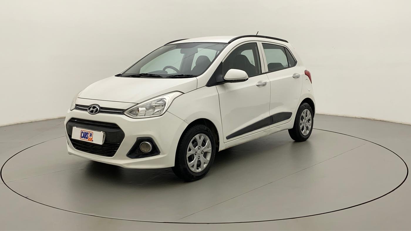 2014 Hyundai Grand i10 SPORTZ 1.2 KAPPA VTVT, Petrol, Manual, 73,019 km, Left Front Diagonal