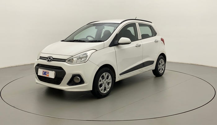 2014 Hyundai Grand i10 SPORTZ 1.2 KAPPA VTVT, Petrol, Manual, 73,019 km, Left Front Diagonal