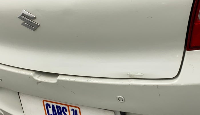 2018 Maruti Baleno DELTA PETROL 1.2, Petrol, Manual, 60,525 km, Dicky (Boot door) - Slightly dented