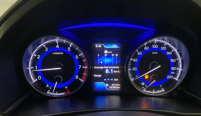 2019 Toyota Glanza V, Petrol, Manual, 33,383 km, Odometer Image