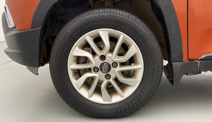 2016 Mahindra Kuv100 K8 6 STR, Petrol, Manual, 37,180 km, Left Front Wheel