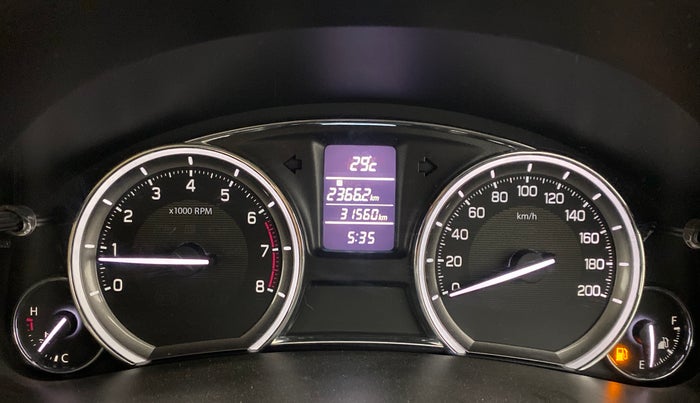2017 Maruti Ciaz ZXI, Petrol, Manual, 31,654 km, Odometer Image