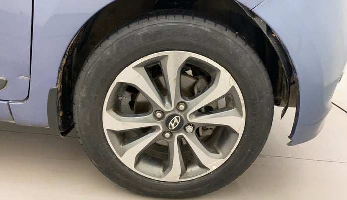 2014 Hyundai Xcent SX 1.2 (O), CNG, Manual, 1,22,025 km, Right Front Wheel