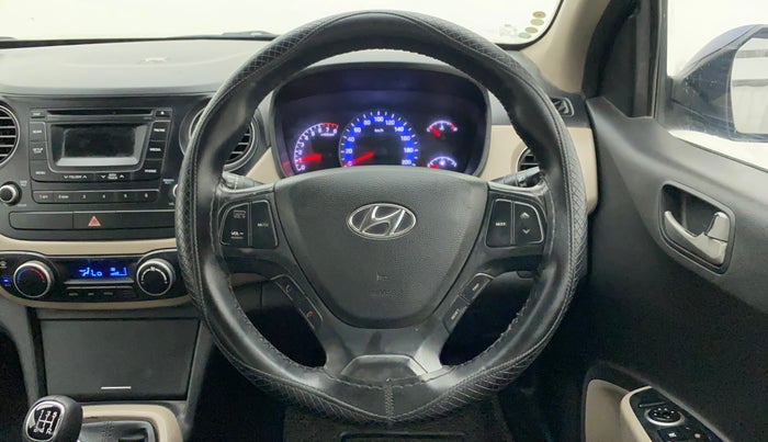 2014 Hyundai Xcent SX 1.2 (O), CNG, Manual, 1,22,025 km, Steering Wheel Close Up