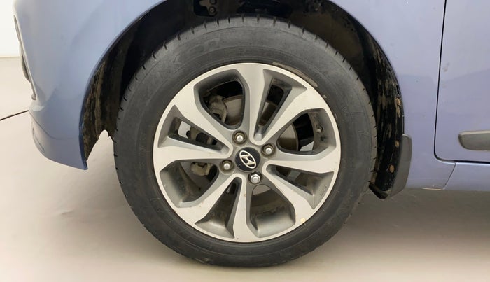 2014 Hyundai Xcent SX 1.2 (O), CNG, Manual, 1,22,025 km, Left Front Wheel