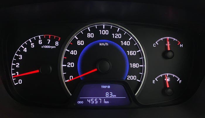 2014 Hyundai Grand i10 MAGNA 1.2 KAPPA VTVT, Petrol, Manual, 45,564 km, Odometer Image