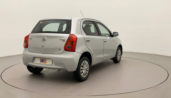 2012 Toyota Etios Liva G SP, Petrol, Manual, 77,476 km, Right Back Diagonal