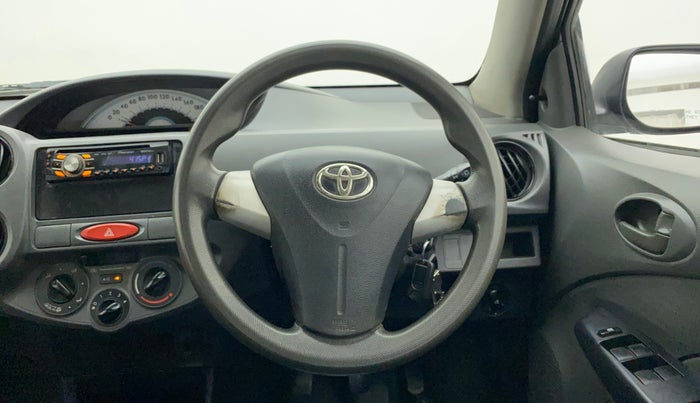 2012 Toyota Etios Liva G SP, Petrol, Manual, 77,476 km, Steering Wheel Close Up