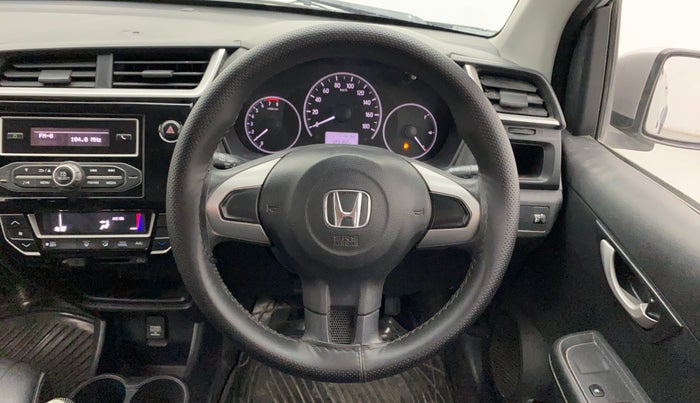 2017 Honda BR-V 1.5L I-VTEC E, Petrol, Manual, 1,23,292 km, Steering Wheel Close Up