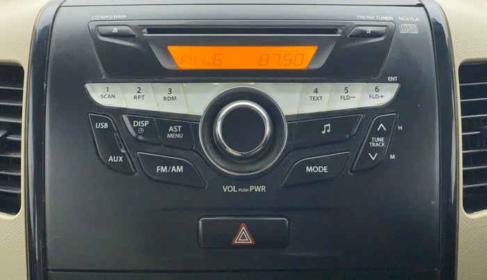 2017 Maruti Wagon R 1.0 VXI, CNG, Manual, 73,084 km, Infotainment System
