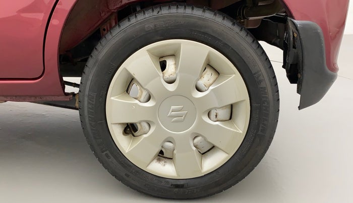 2014 Maruti Alto K10 LXI CNG, CNG, Manual, 30,630 km, Left Rear Wheel