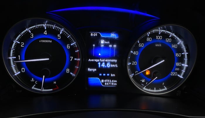 2020 Toyota Glanza G, Petrol, Manual, 64,711 km, Odometer Image