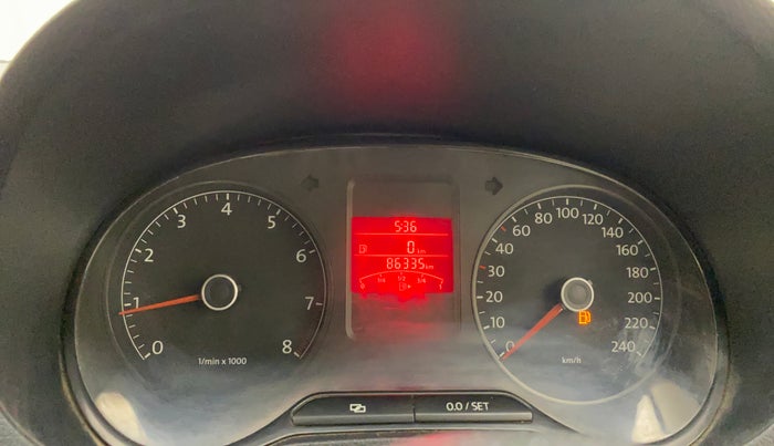 2013 Volkswagen Polo HIGHLINE1.2L, Petrol, Manual, 86,334 km, Odometer Image