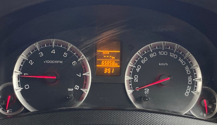 2015 Maruti Swift Dzire VXI, Petrol, Manual, 65,853 km, Odometer Image