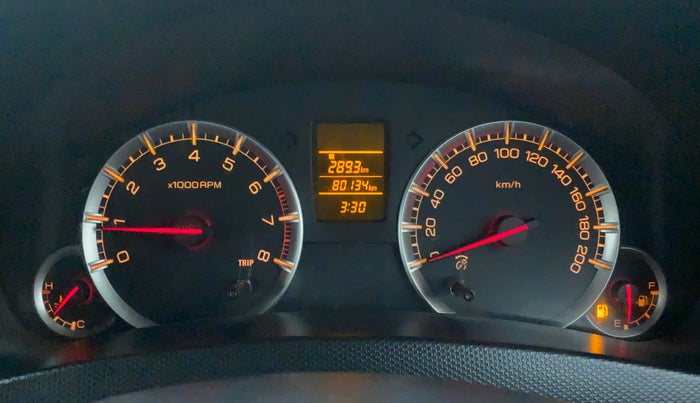 2013 Maruti Swift VXI, Petrol, Manual, 80,134 km, Odometer Image